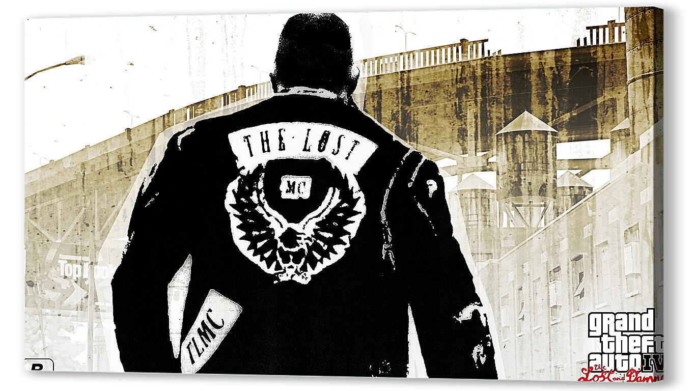 Постер the lost, gang, gta 4 lost and damned
 артикул 20863