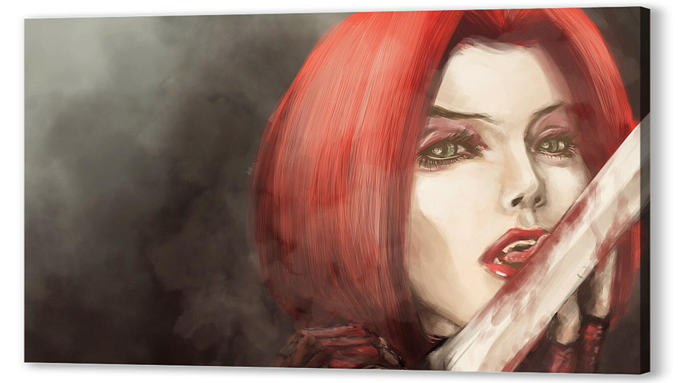 Постер bloodrayne, girl, blood артикул 20895