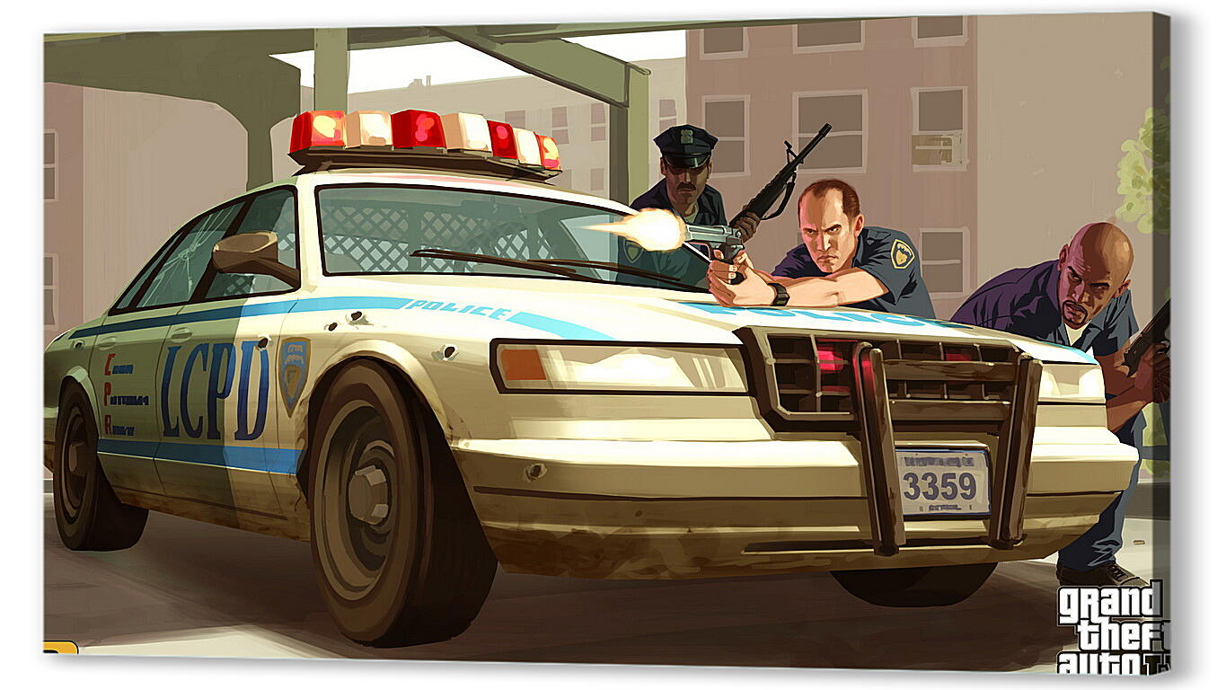 Постер lcpd, gta 4, police
 артикул 20903