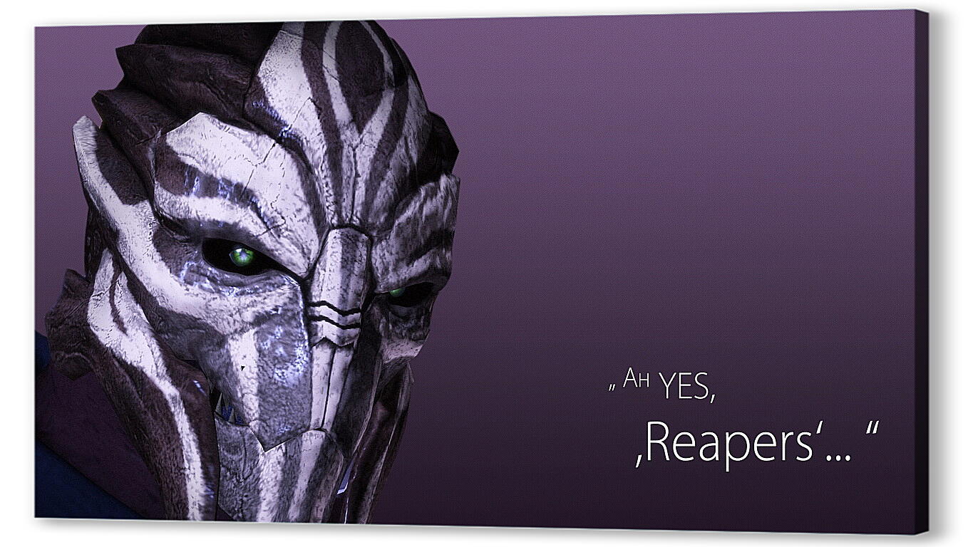 Постер mass effect 3, turian councilor, quote
 артикул 20906