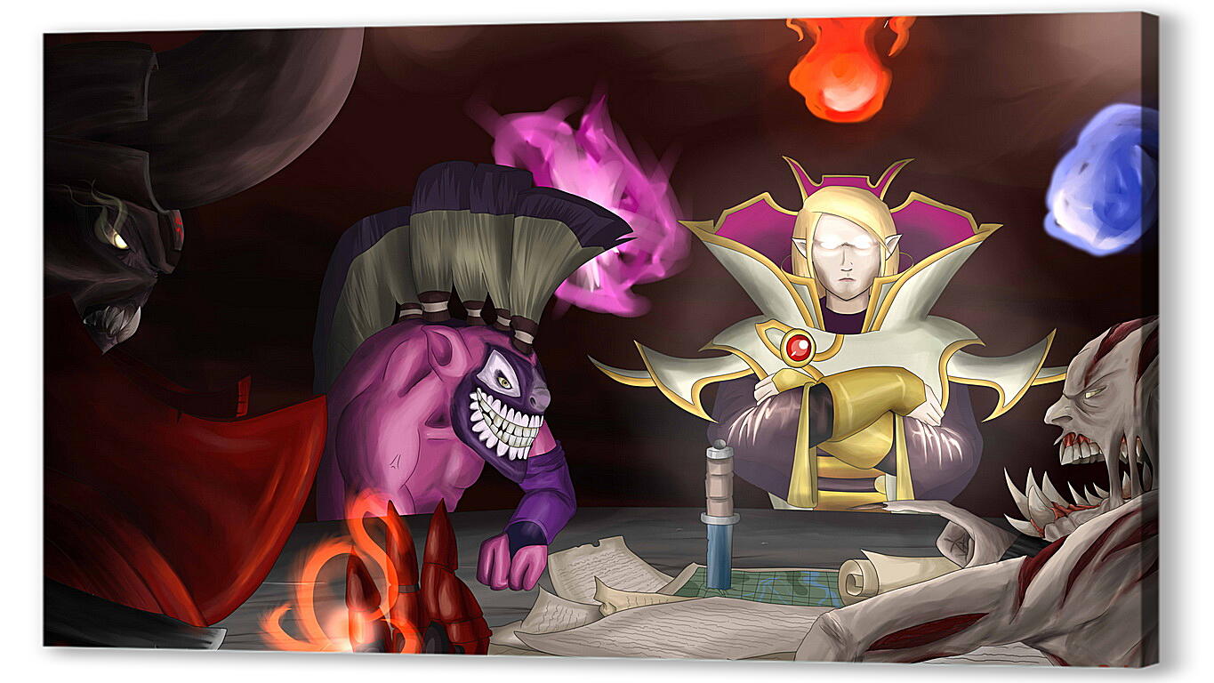 Постер dazzle, dota 2, battle plans
 артикул 20928