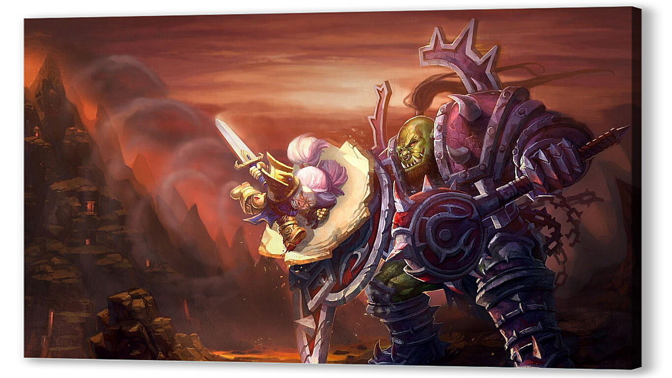 Постер world of warcraft, wow, orc артикул 20953