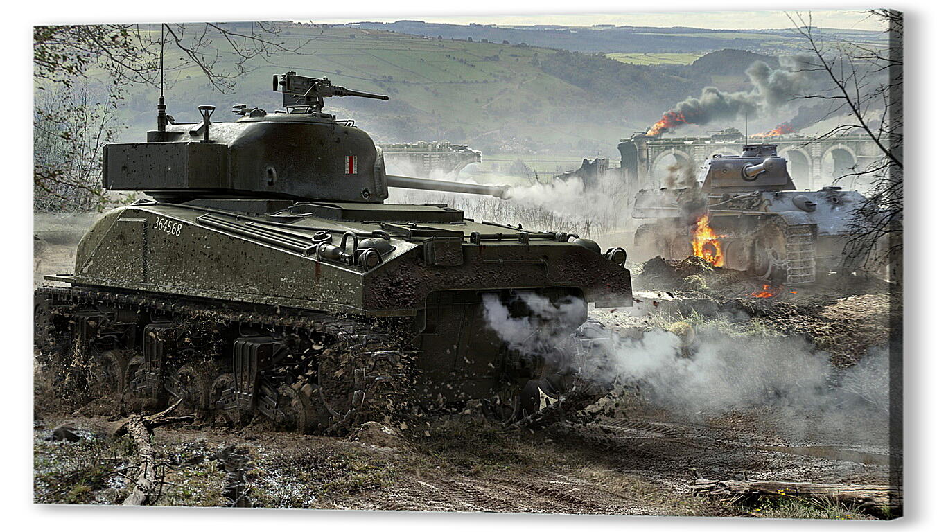 Постер (плакат) world of tanks, wargaming net, wot артикул 20996