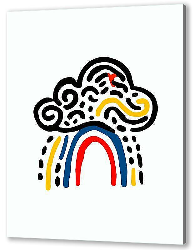 Постер Туча, весёлая графика артикул 21-43-H