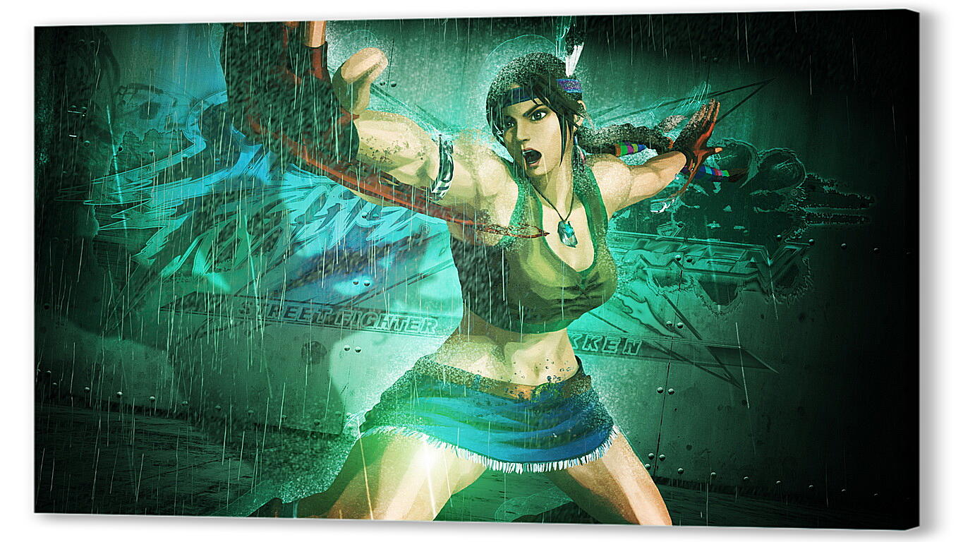 Постер street fighter x tekken, girl, hands артикул 21005