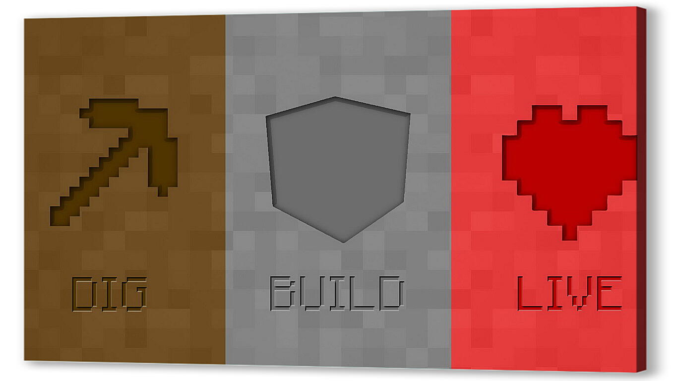 Постер Minecraft артикул 21042