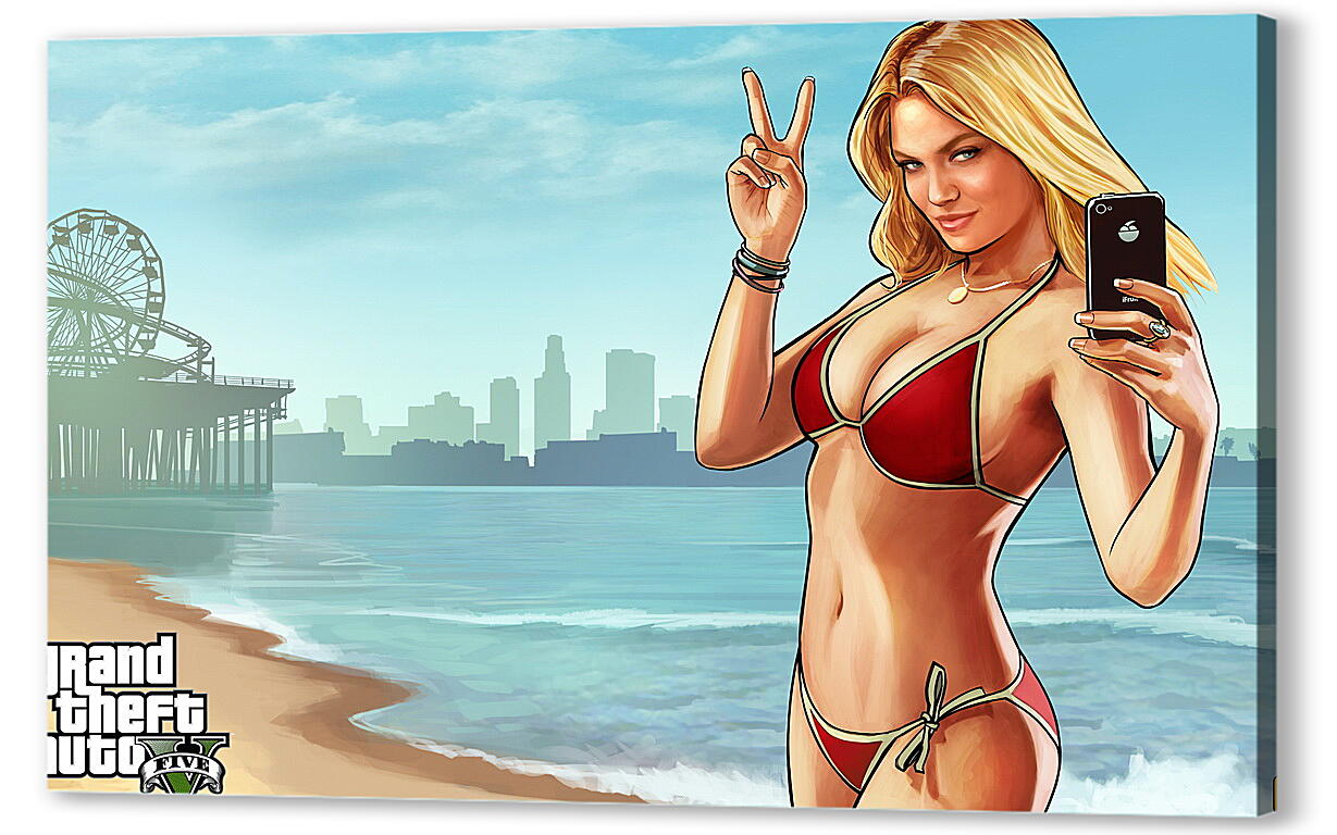 Постер (плакат) Grand Theft Auto V
 артикул 21074