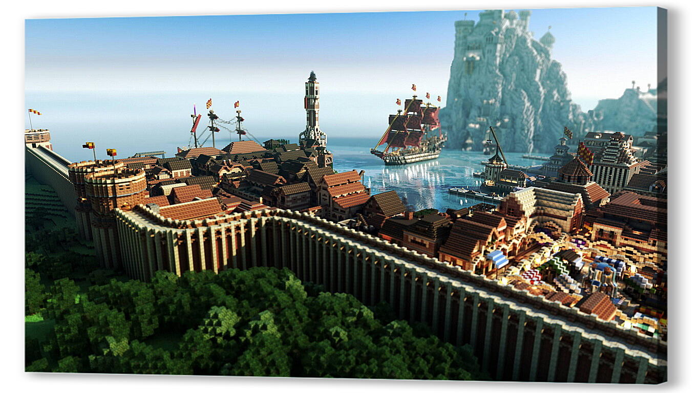 Постер Minecraft артикул 21147