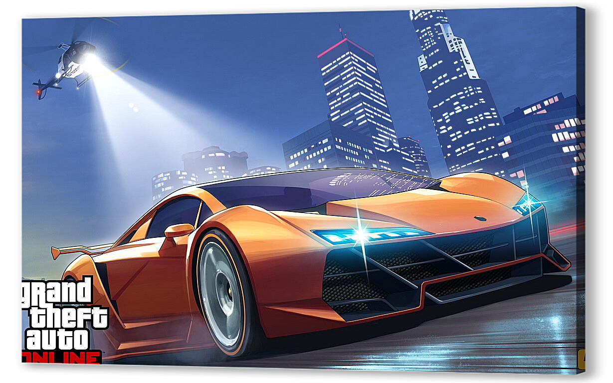 Постер (плакат) Grand Theft Auto Online
 артикул 21291