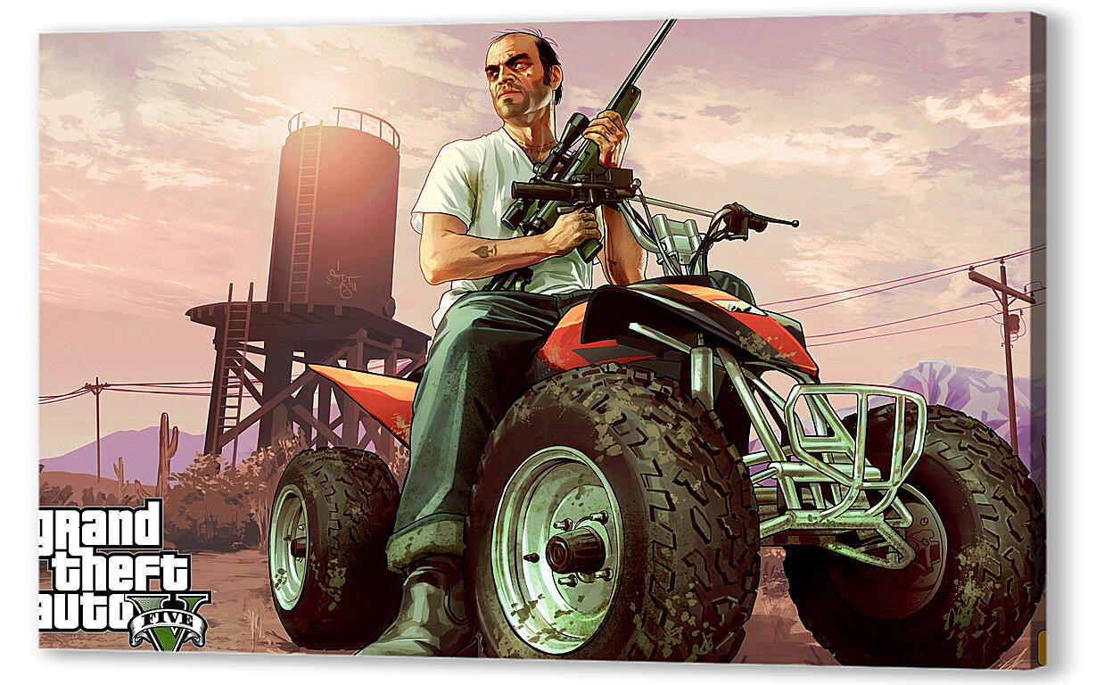 Постер (плакат) Grand Theft Auto V
 артикул 21359