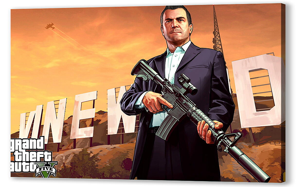 Постер (плакат) Grand Theft Auto V
 артикул 21360