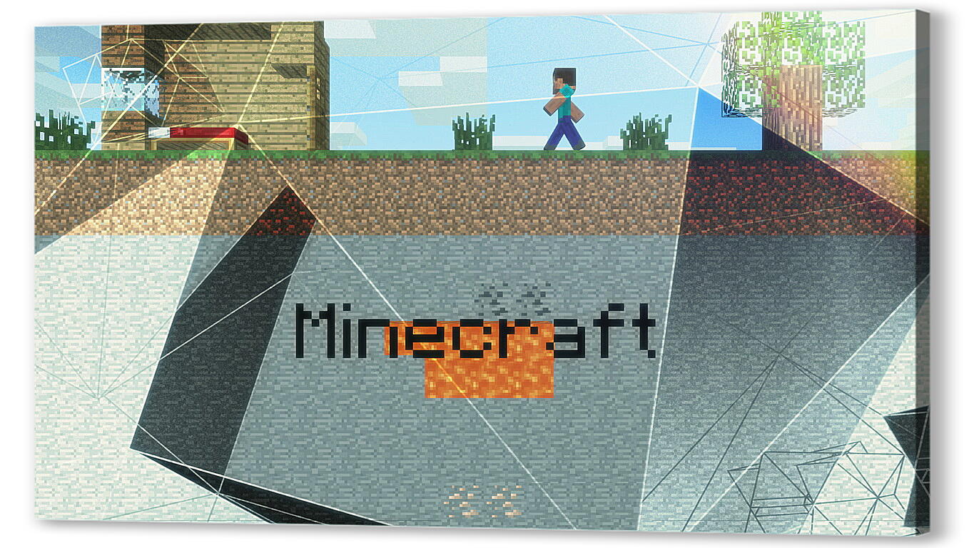 Постер (плакат) Minecraft артикул 21399