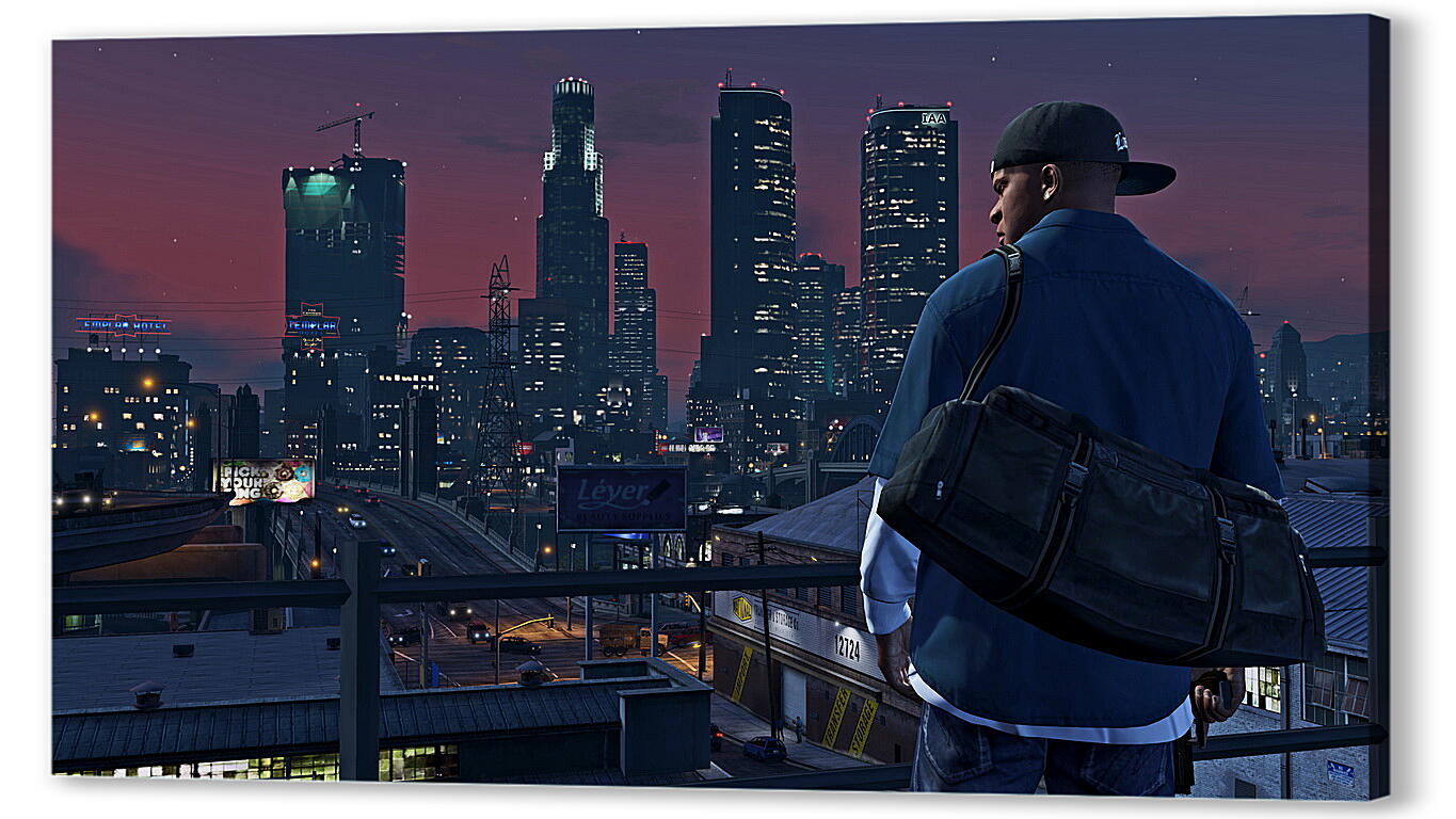 Постер (плакат) Grand Theft Auto V
 артикул 21903