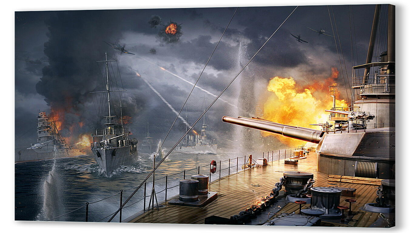 Постер (плакат) World Of Warships
 артикул 21921