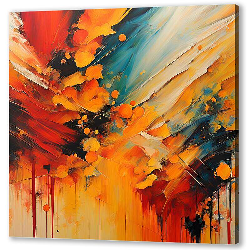 Постер Пламенная абстракция артикул 22-39-H