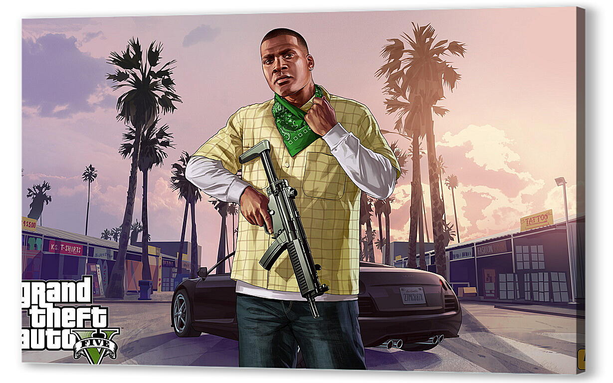 Постер (плакат) Grand Theft Auto V
 артикул 22153