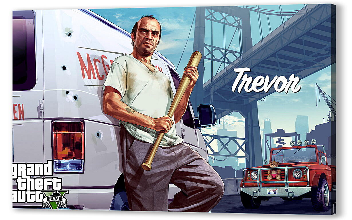 Постер (плакат) Grand Theft Auto V
 артикул 22246