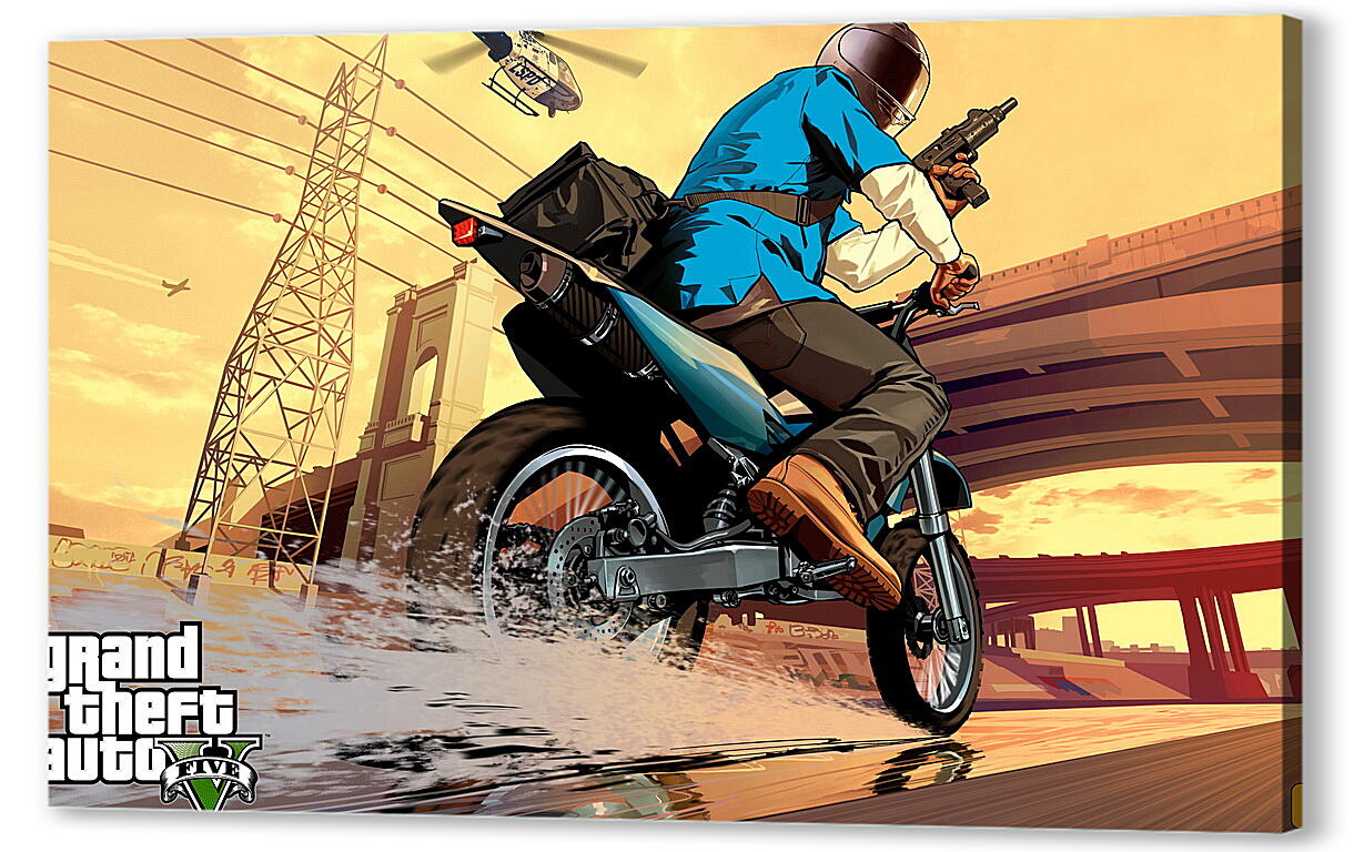 Постер (плакат) Grand Theft Auto V
 артикул 22247