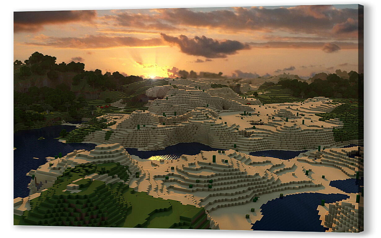 Постер Minecraft артикул 22250