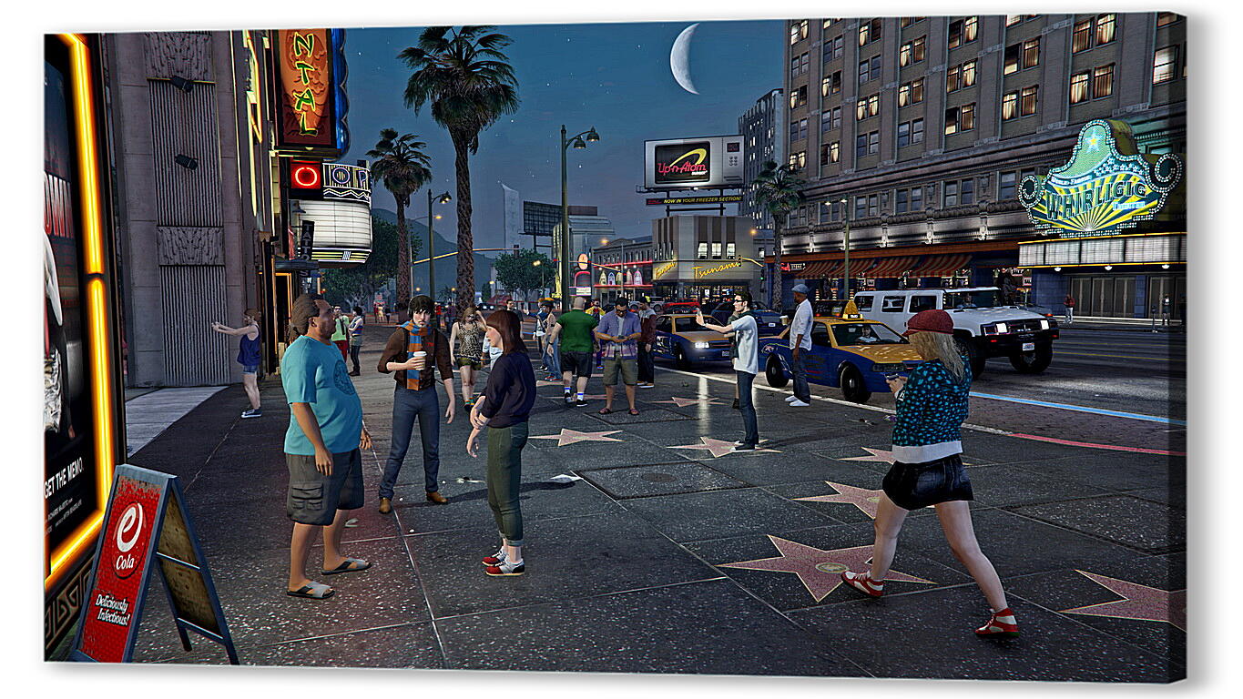 Постер (плакат) Grand Theft Auto V
 артикул 22513