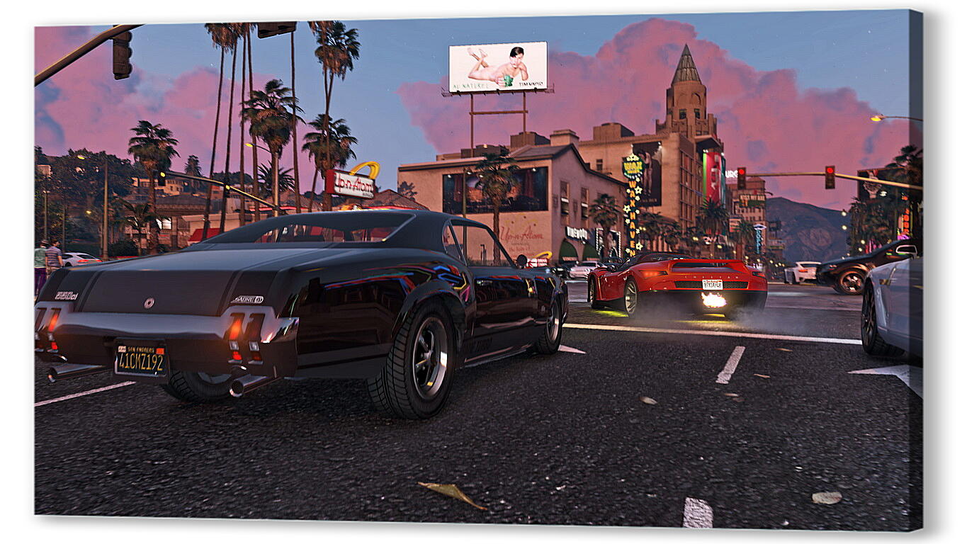 Постер (плакат) Grand Theft Auto V
 артикул 22514
