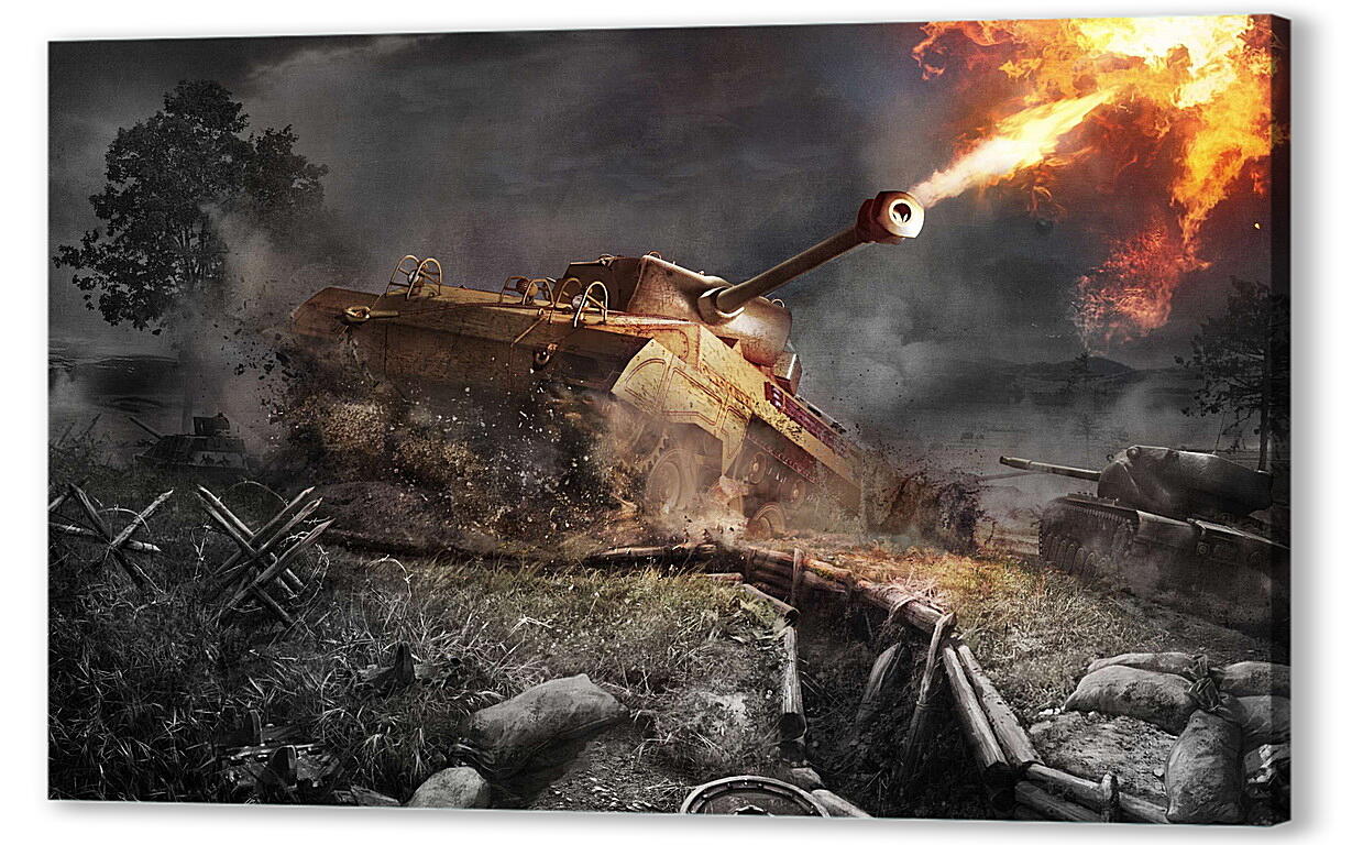 Постер (плакат) World Of Tanks
 артикул 22575