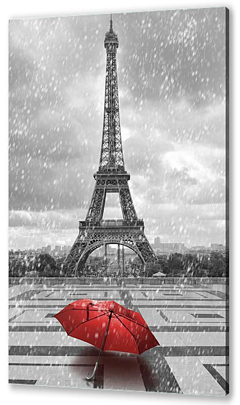 Постер (плакат) Красный зонт артикул 06755-HD