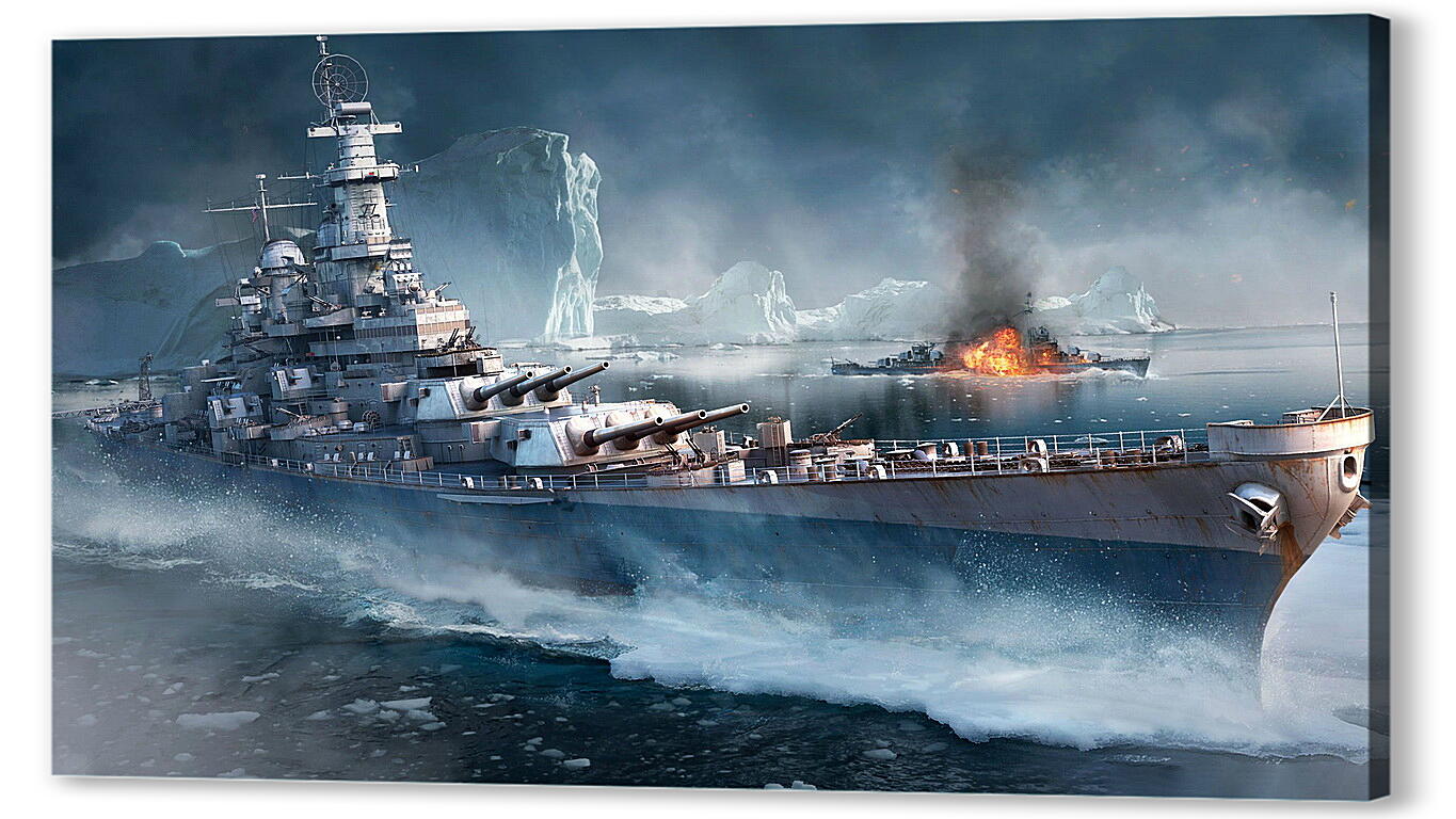 Постер (плакат) World Of Warships
 артикул 23140