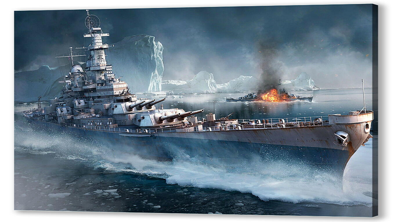 Постер World Of Warships
 артикул 23140