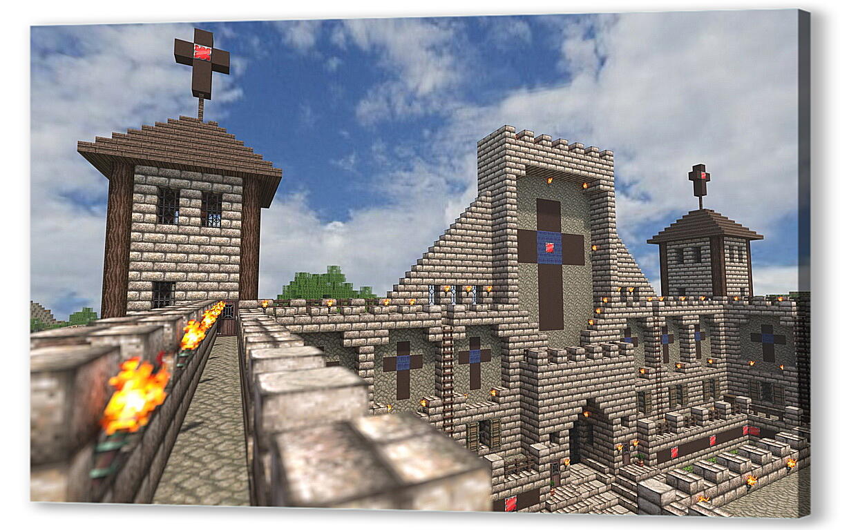 Постер Minecraft артикул 23146