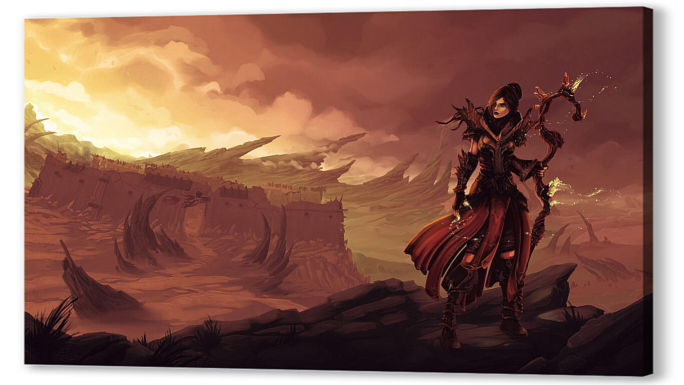Постер (плакат) Diablo III
 артикул 23183