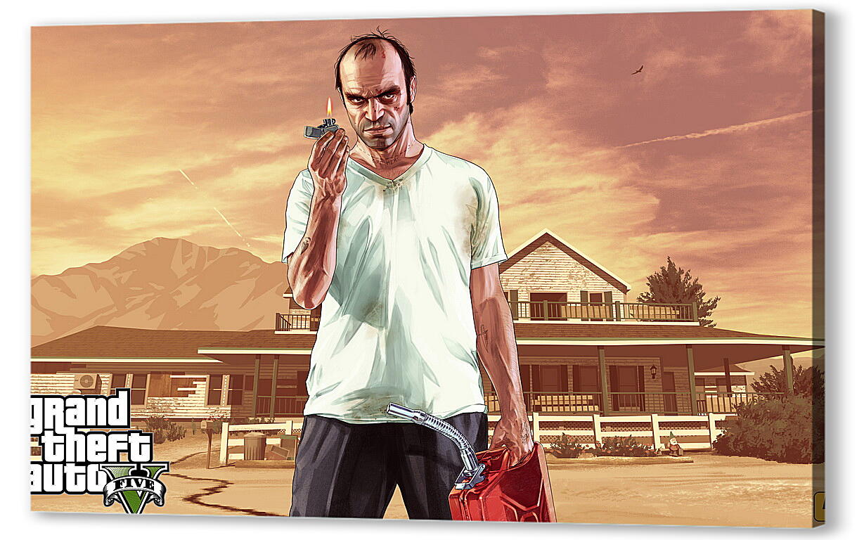 Постер (плакат) Grand Theft Auto V
 артикул 23379