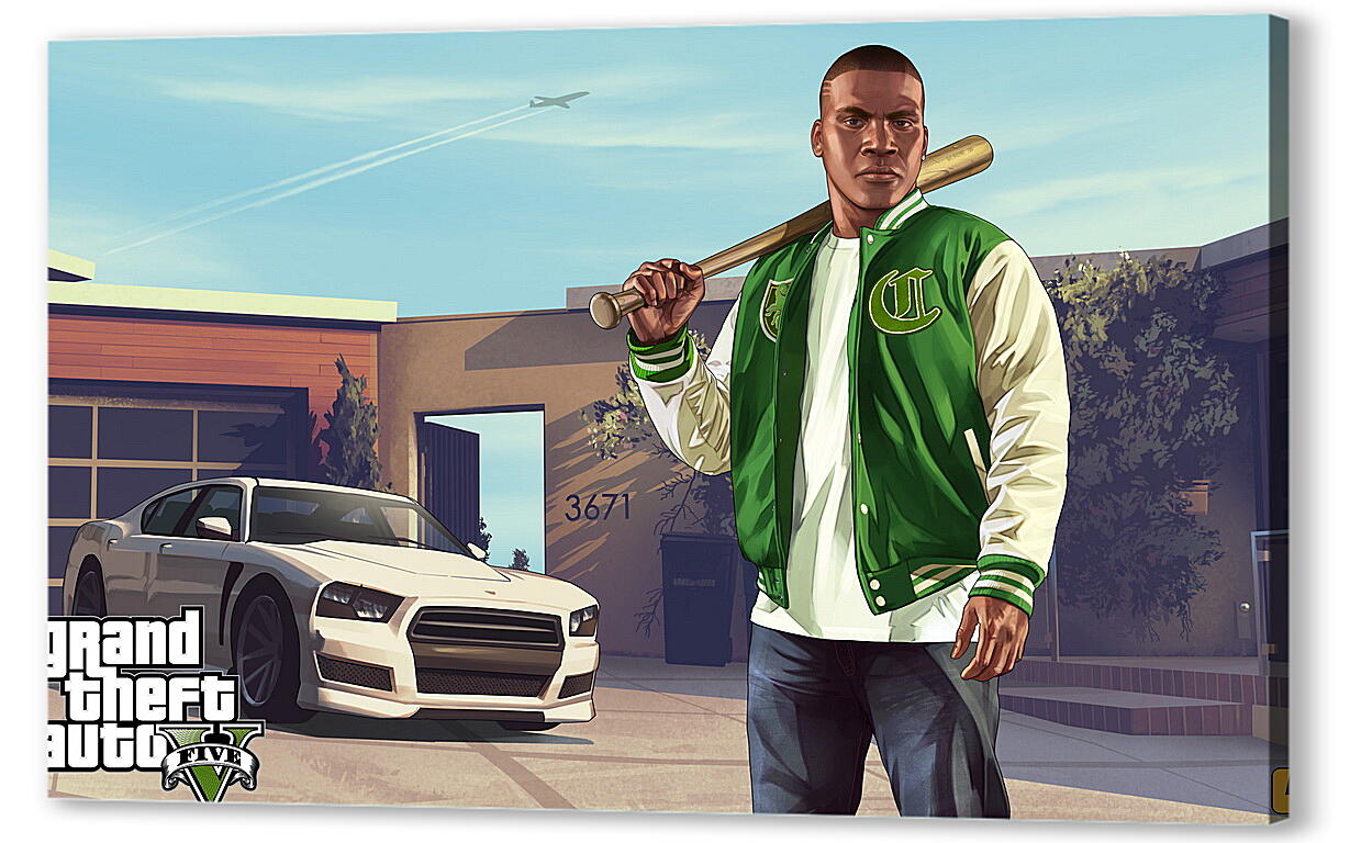 Постер (плакат) Grand Theft Auto V
 артикул 23380