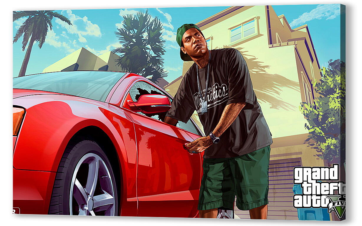 Постер (плакат) Grand Theft Auto V
 артикул 23625