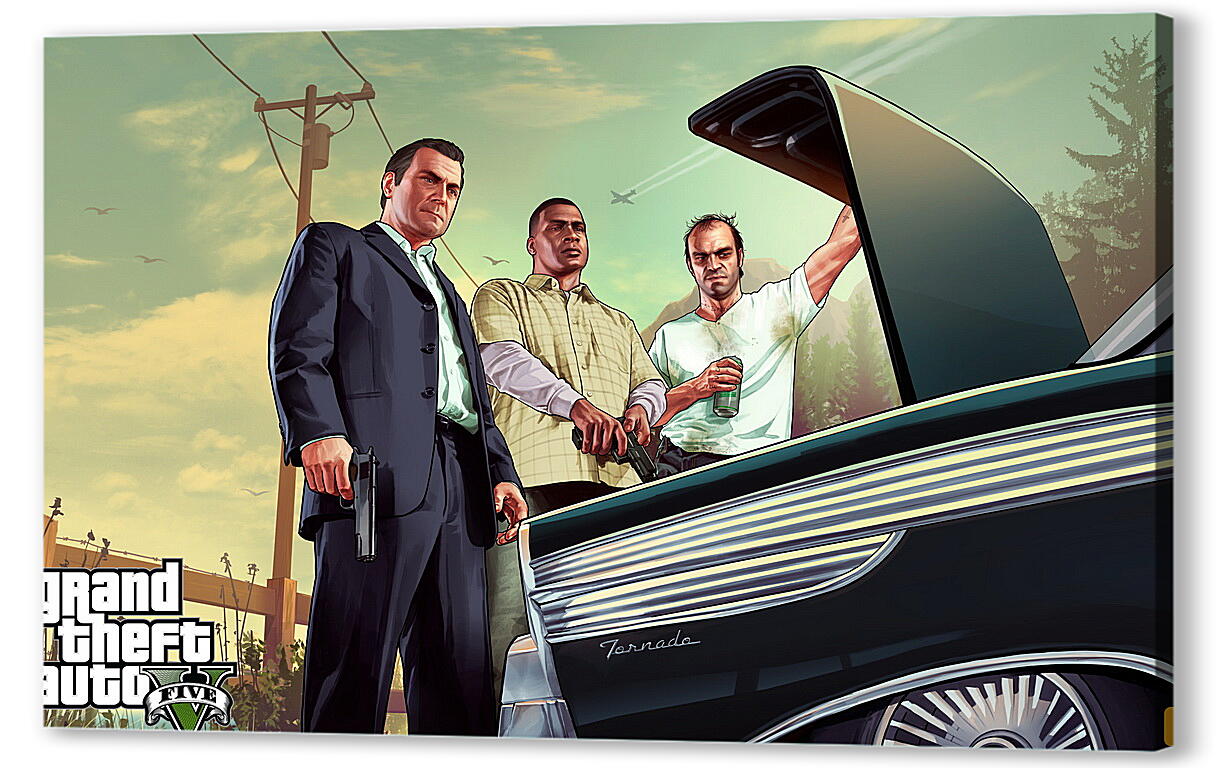 Постер (плакат) Grand Theft Auto V
 артикул 23627
