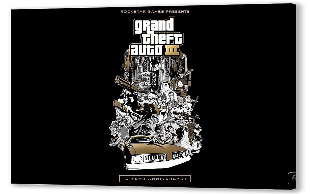 Постер (плакат) Grand Theft Auto III
 артикул 23838