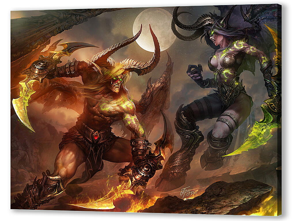 Постер (плакат) World Of Warcraft артикул 24304
