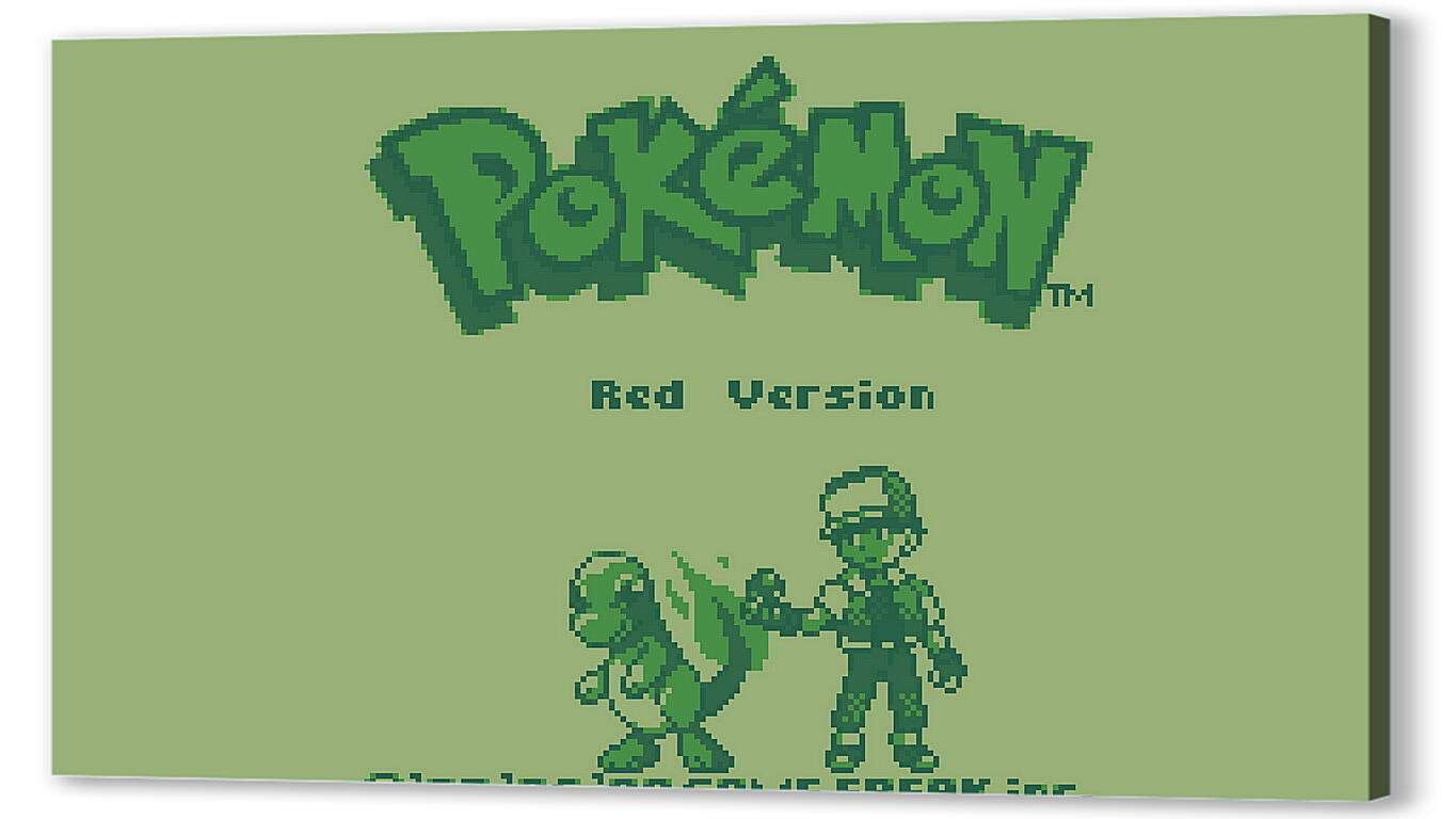 Постер Pokemon Red Version артикул 24327