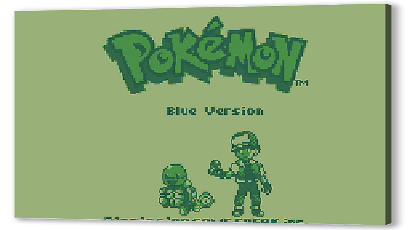 Постер Pokemon Blue Version артикул 24328