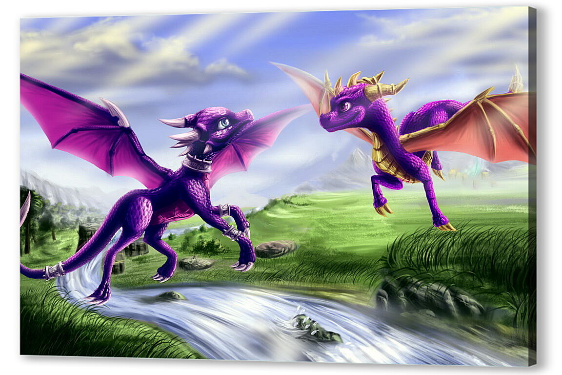 Постер (плакат) Spyro The Dragon артикул 24405