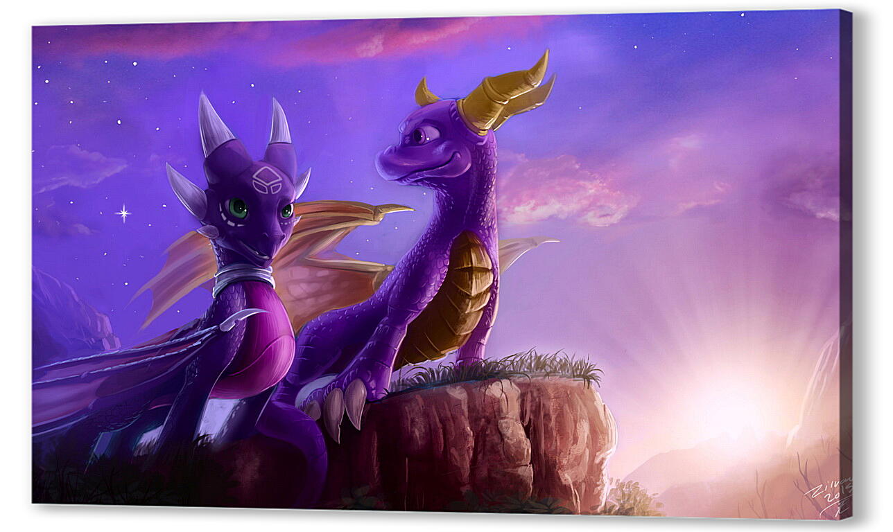 Постер Spyro The Dragon артикул 24406