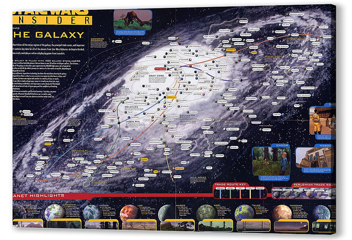 Постер (плакат) Star Wars Galaxies: An Empire Divided артикул 24419