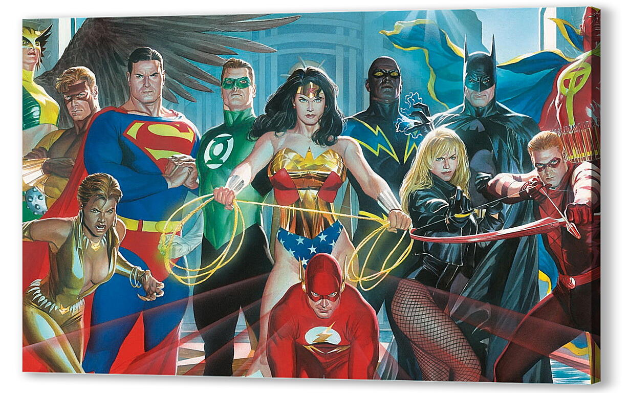 Постер (плакат) Justice League Heroes артикул 24423