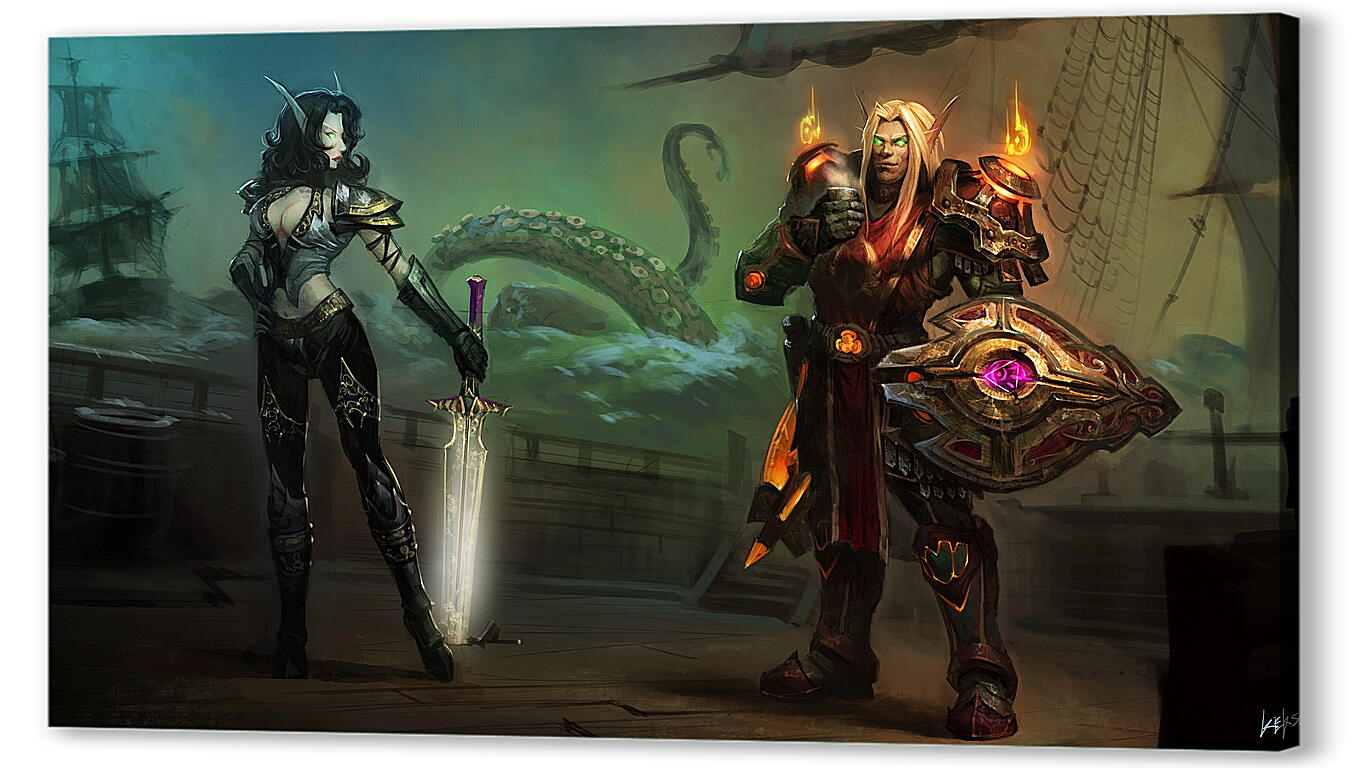 Постер (плакат) World Of Warcraft артикул 24576