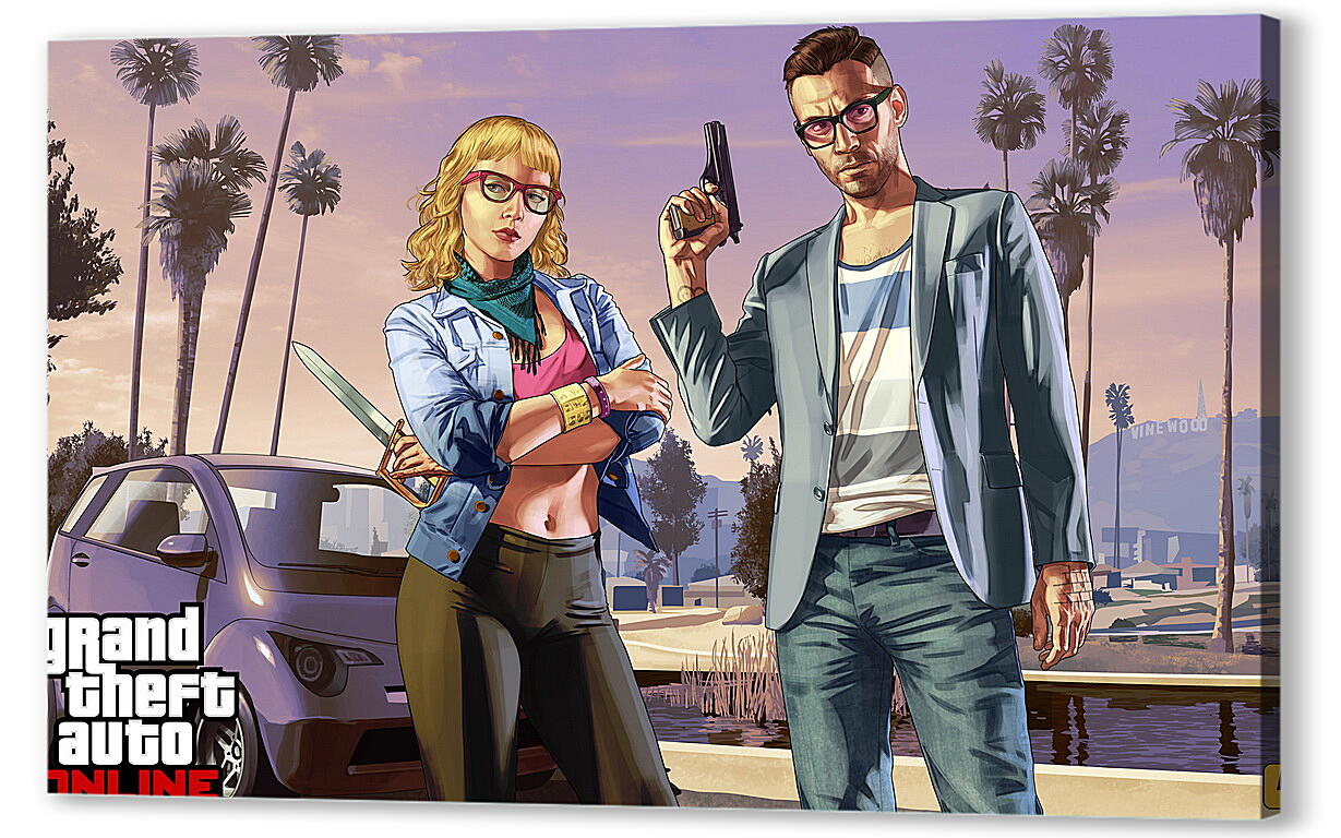 Постер (плакат) Grand Theft Auto V
 артикул 24866