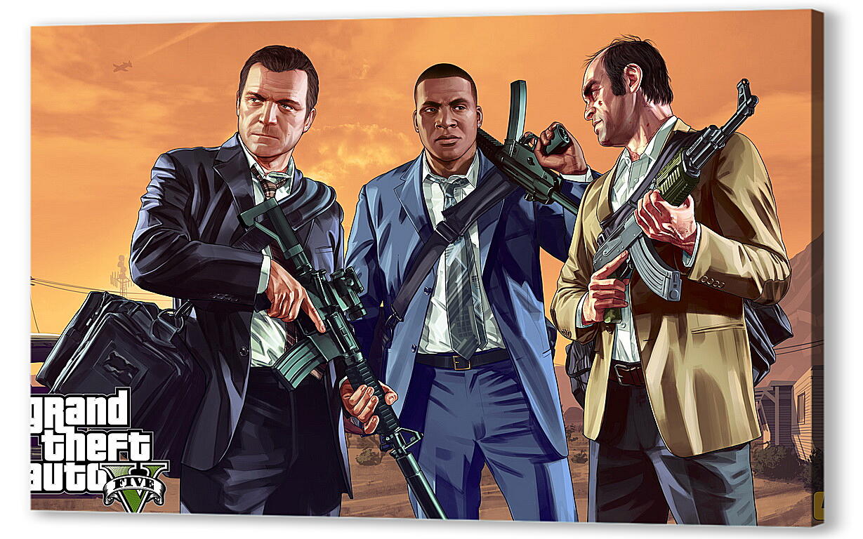 Постер (плакат) Grand Theft Auto V
 артикул 24869