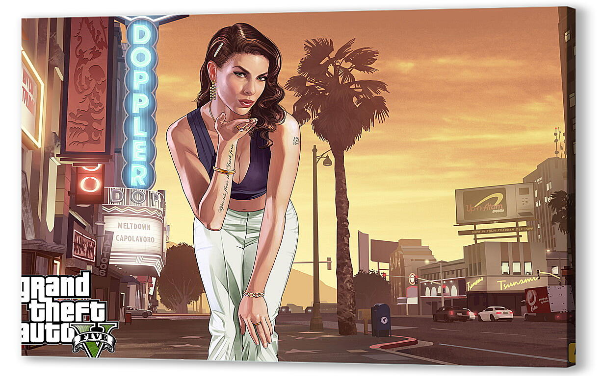 Постер (плакат) Grand Theft Auto V
 артикул 24870