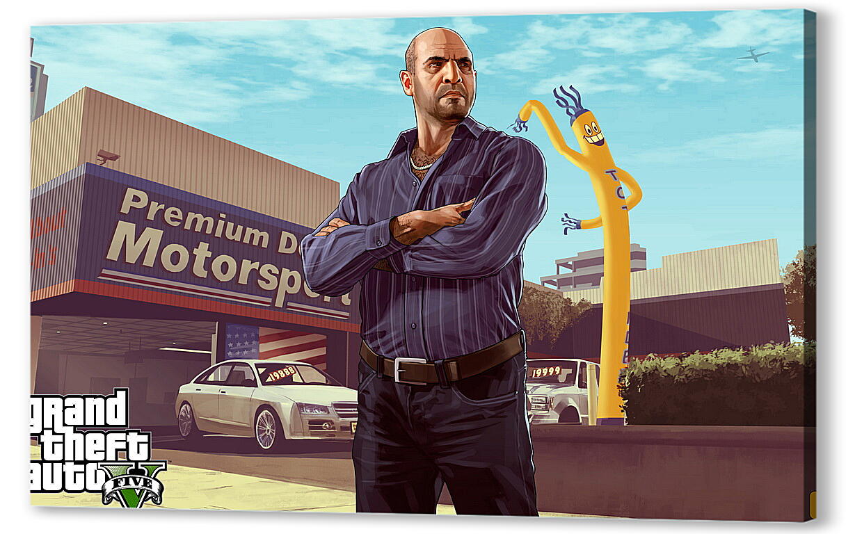 Постер (плакат) Grand Theft Auto V
 артикул 25173