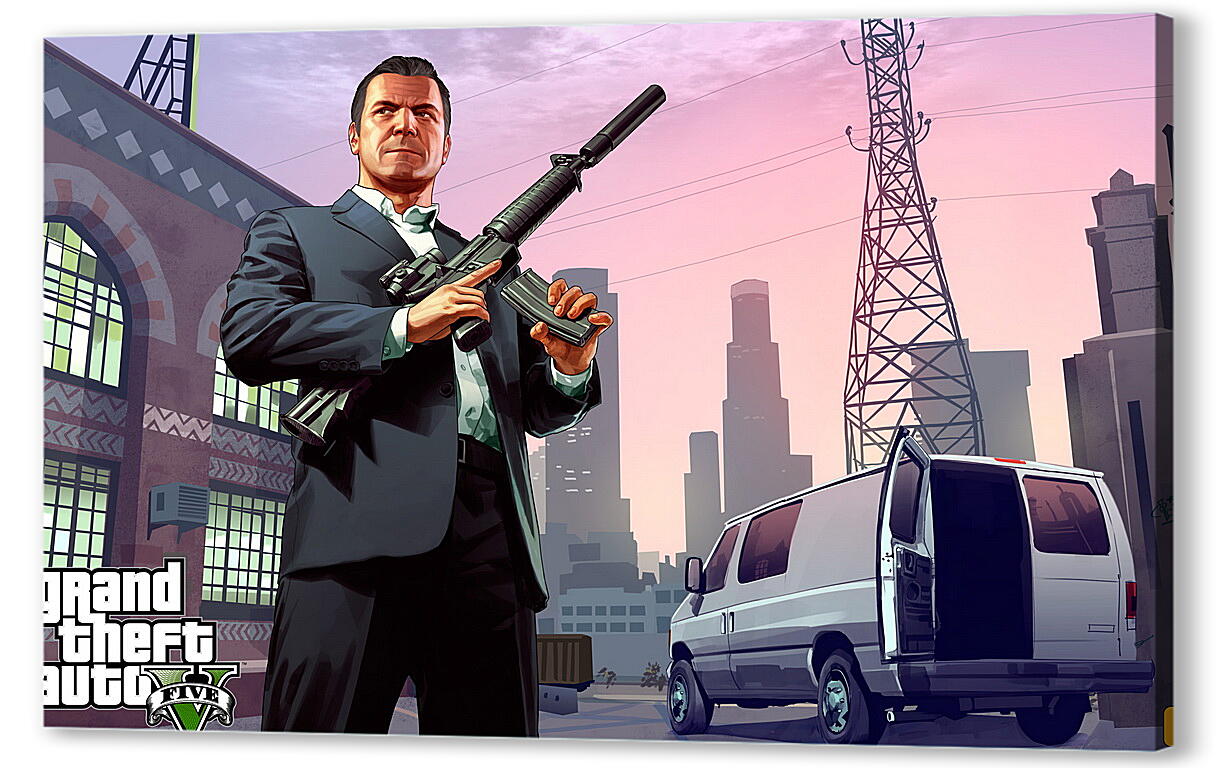 Постер (плакат) Grand Theft Auto V
 артикул 25218