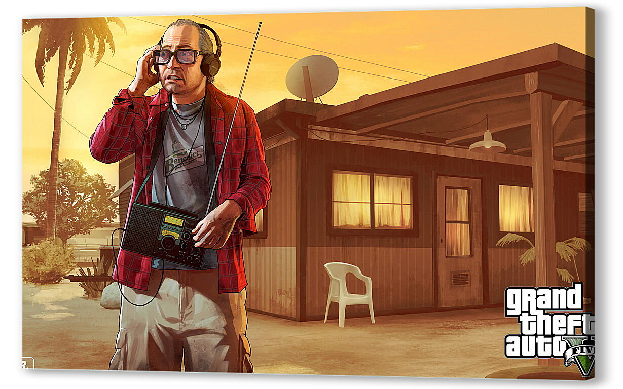 Постер (плакат) Grand Theft Auto V
 артикул 25256